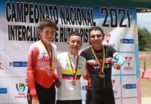 Una de oro y dos de bronce gana Atlántico en Nacional de ciclismo en Cali